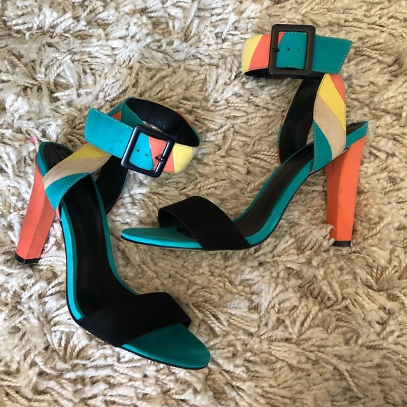 Aldo Shoes - Colorful ALDO ankle strap heels